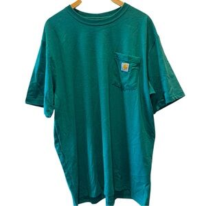 XL Men’s Carhartt Loose Fit Green T Shirt